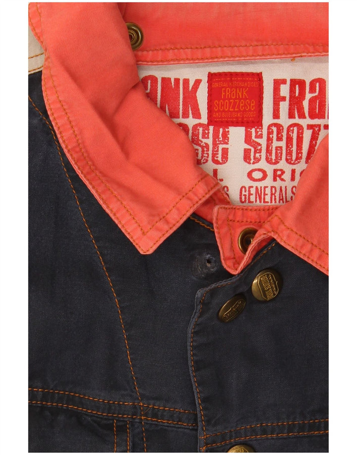 Ανδρικό τζιν μπουφάν Frank Scozzese UK 38 Medium Navy Blue