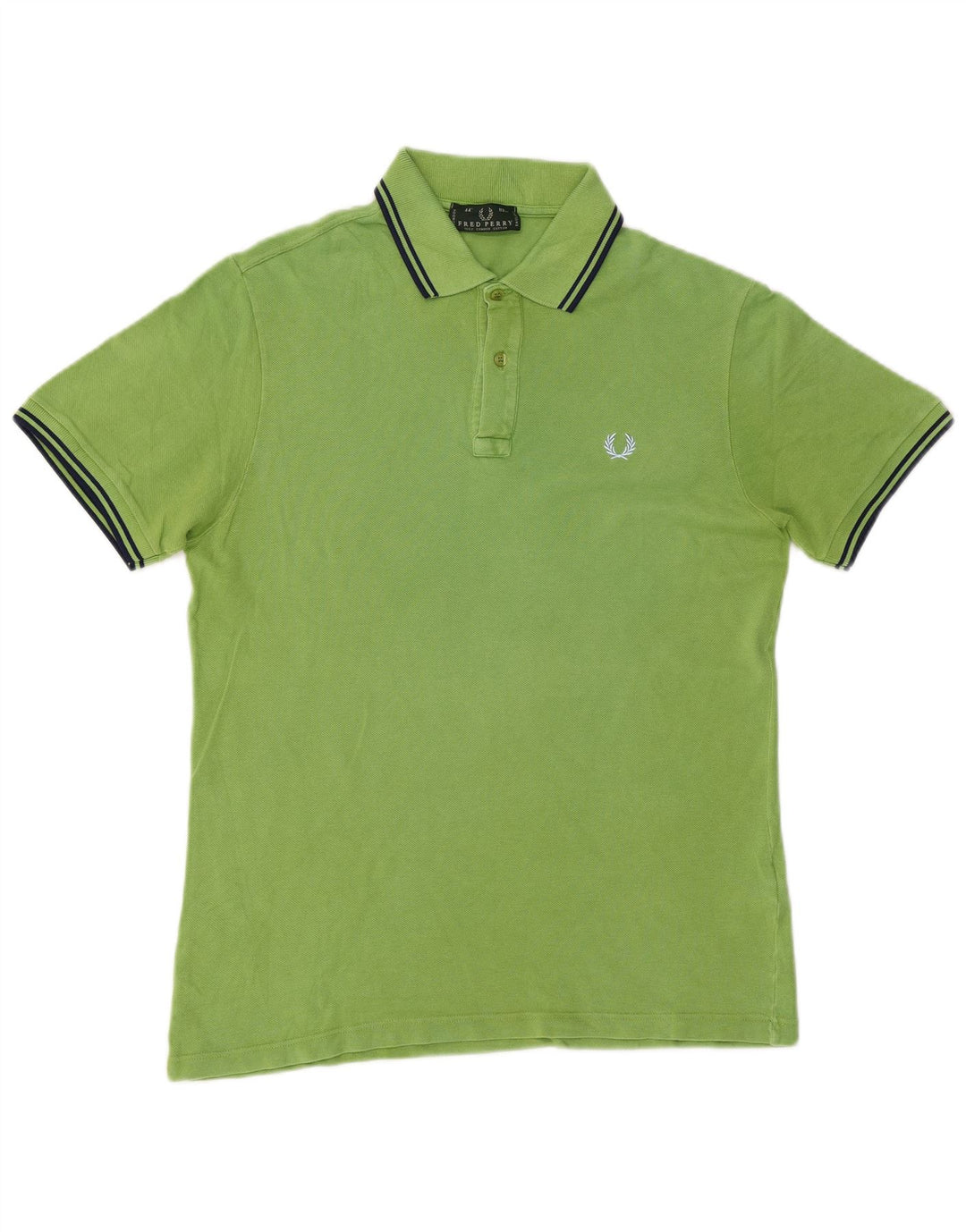 Fred Perry Ανδρικό Πόλο Μπλουζάκι Μεσαίο Πράσινο Βαμβακερό