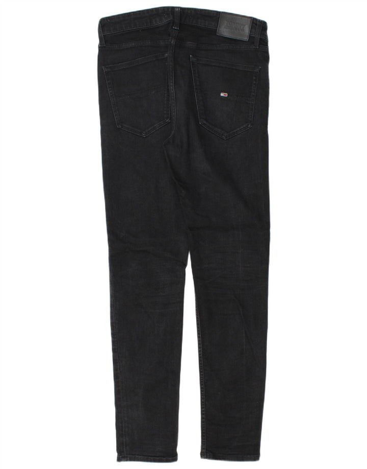 Tommy Hilfiger Ανδρικό Slim Jeans W32 L32 Μαύρο βαμβακερό