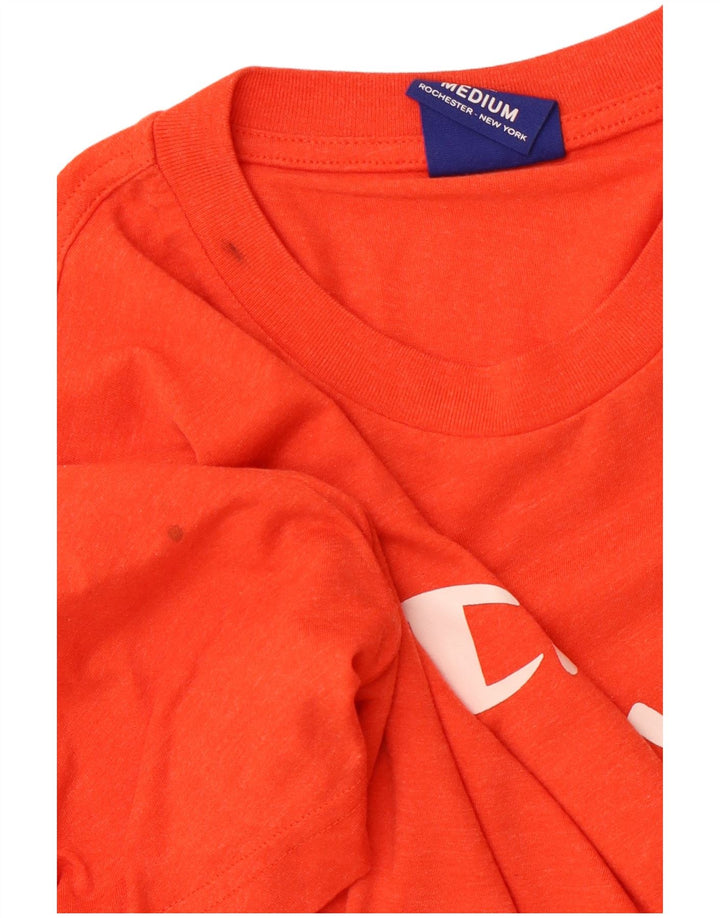 Ανδρικό γραφικό T-shirt CHAMPION Top Medium Orange