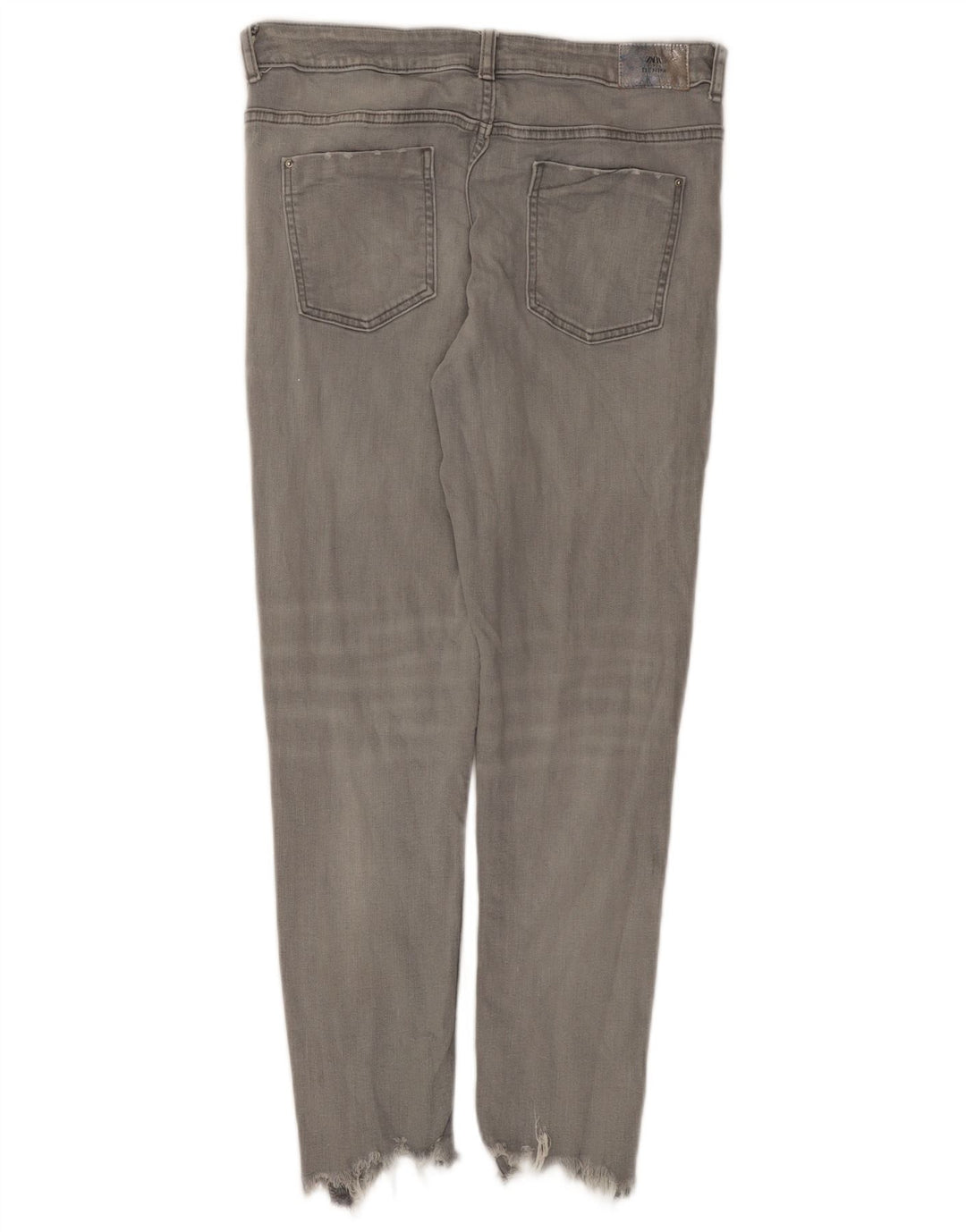 Zara Γυναικείο Slim Jeans EU 40 Medium W30 L27 Γκρι βαμβακερό
