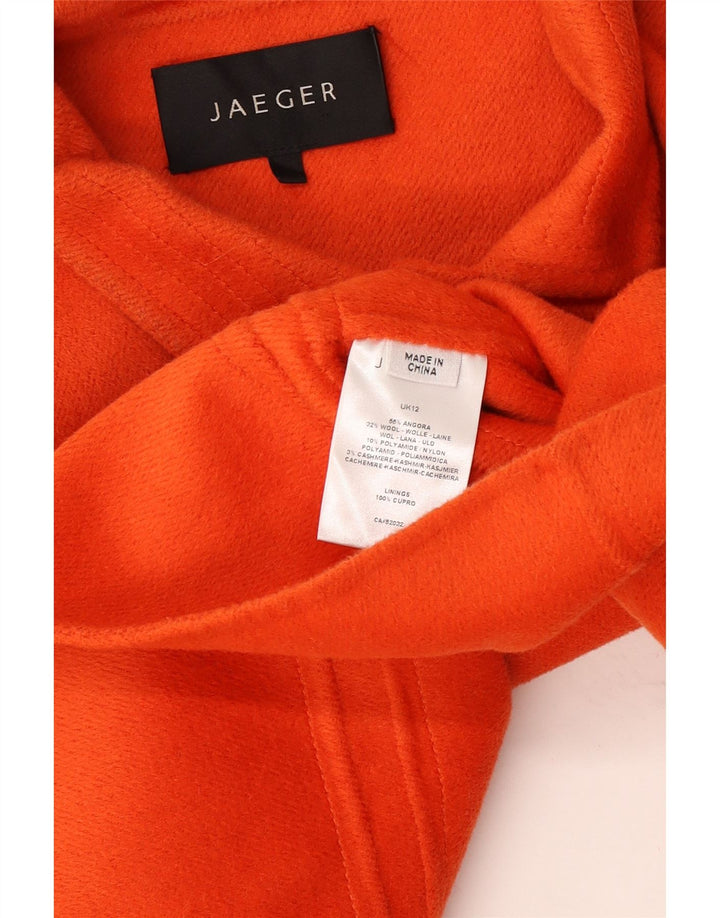 Jaeger Γυναικείο μπουφάν Bolero με 3 κουμπιά UK 12 Medium Orange Angora
