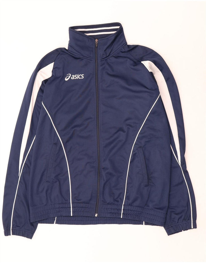 Ανδρική αθλητική φόρμα Asics Top Jacket Μεγάλο μπλε ναυτικό χρώμα πολυεστέρα