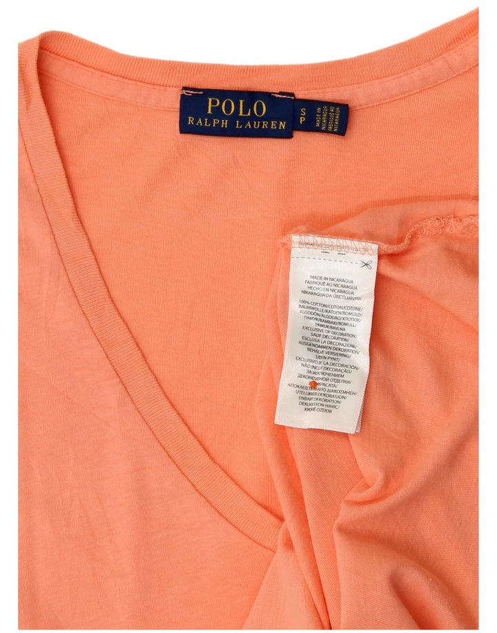 Γυναικείο T-Shirt Polo Ralph Lauren Top Μικρό πορτοκαλί βαμβακερό