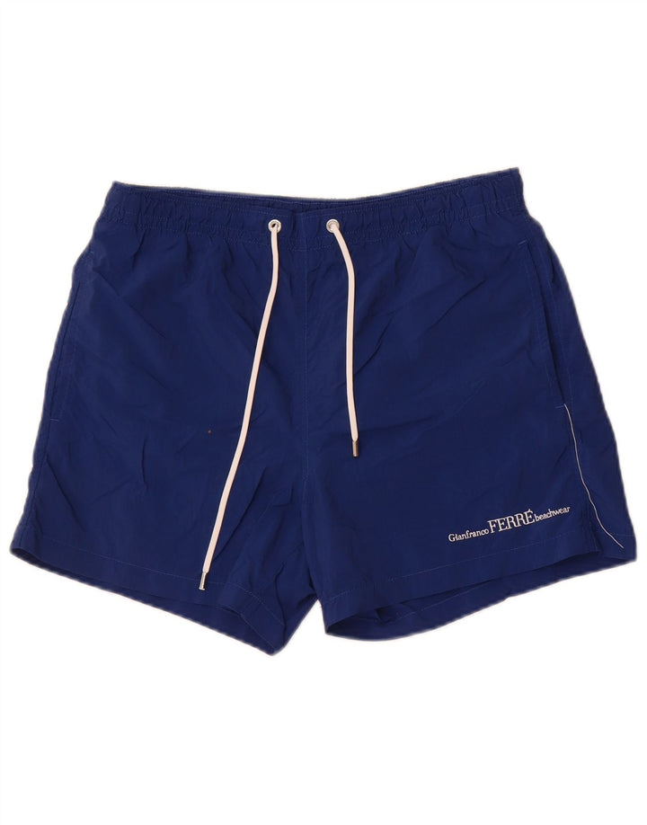 Ανδρικό σορτς κολύμβησης Gianfranco Ferre IT 48 Medium Blue Polyester