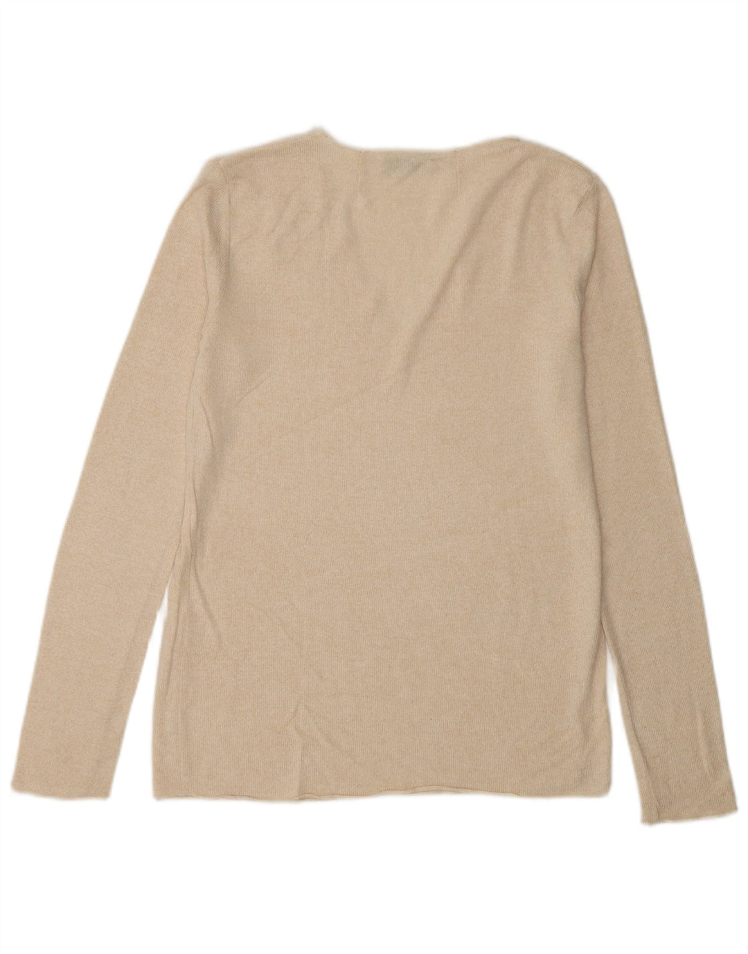 Zara Γυναικείο τοπ μακρυμάνικο UK 10 Small Beige