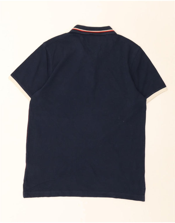 Tommy Hilfiger Ανδρικό πουκάμισο Polo XL Navy Blue Cotton