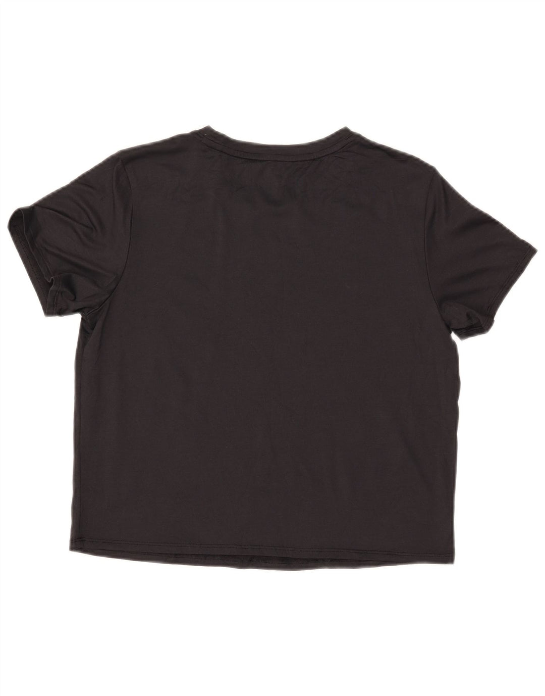 Γυναικείο T-Shirt PUMA Crop Top UK 14 Medium Black