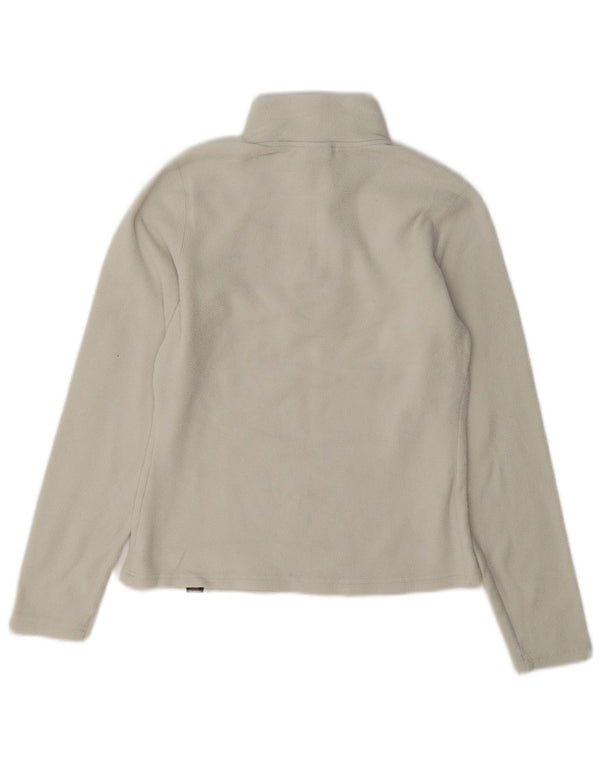 The North Face γυναικείο φερμουάρ Fleece Jumper UK 6 XS Off White Polyester
