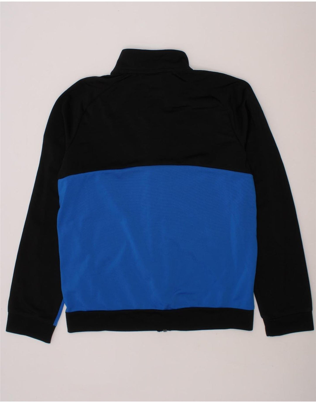 PUMA Boys Tracksuit Top Jacket 11-12 Years Black Colourblock Polyester Vintage Puma and Second-Hand Puma from Messina Hembry 