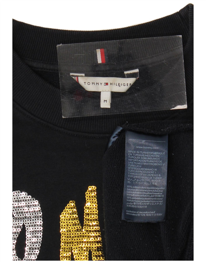 Γυναικεία φούτερ Tommy Hilfiger Graphic Jumper UK 14 Medium Navy Blue