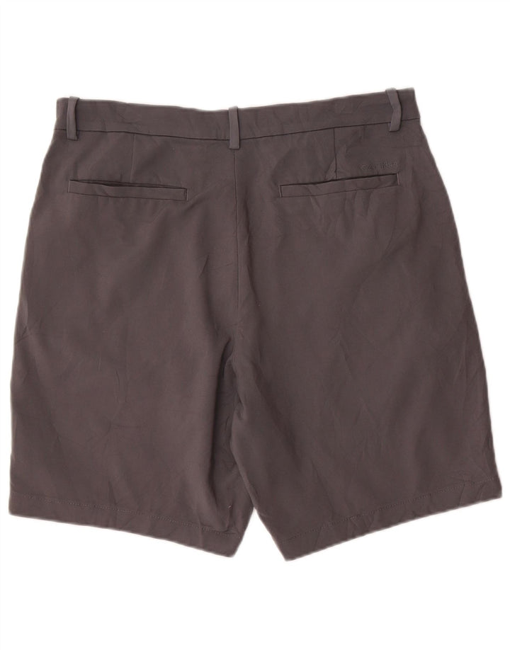 Ανδρικό σορτς Chino Calvin Klein W33 Βαμβακερό μεσαίο γκρι