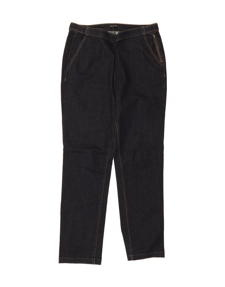 MASSIMO DUTTI Womens Straight Jeans EU 40 Medium W30 L28 Navy Blue Vintage Massimo Dutti and Second-Hand Massimo Dutti from Messina Hembry 