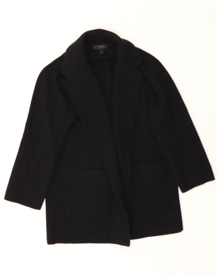 J. CREW Womens Overcoat UK 14 Medium Black Vintage J. Crew and Second-Hand J. Crew from Messina Hembry 