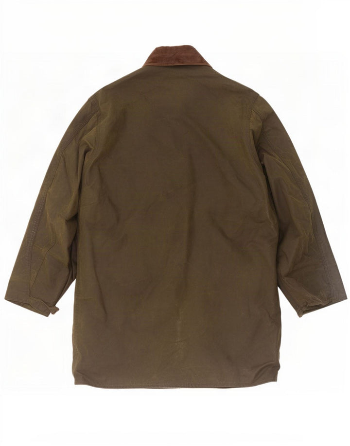 Ανδρικό Μπουφάν Barbour Border Cotton UK 40 Medium Khaki Colourblock