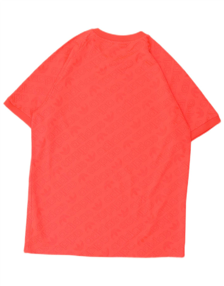 Ανδρικό γραφικό T-Shirt Adidas Top Small Pink Polyester