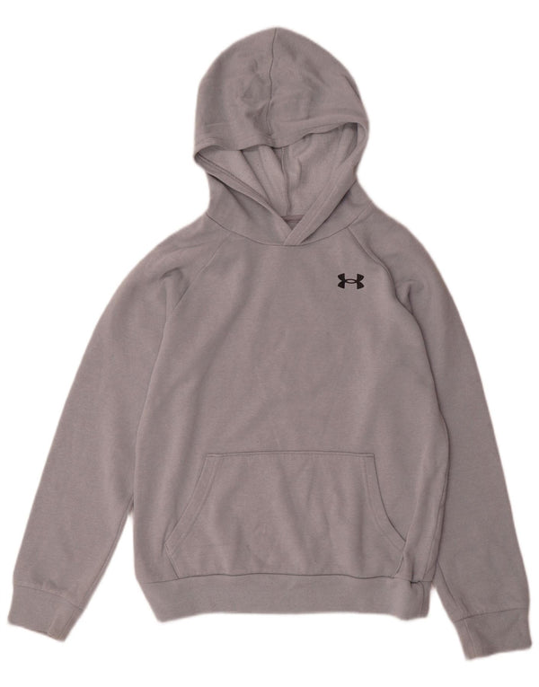 Under Armour Boys Loose Fit Hoodie Jumper 11-12 ετών μεγάλο γκρι βαμβακερό
