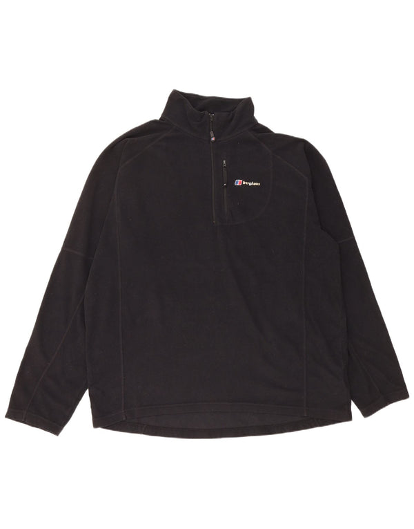 Berghaus Ανδρικό φερμουάρ Fleece Jumper 2XL μαύρο πολυεστέρα