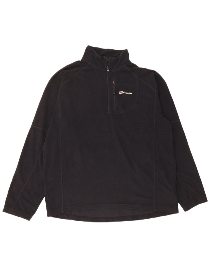 Berghaus Ανδρικό φερμουάρ Fleece Jumper 2XL μαύρο πολυεστέρα