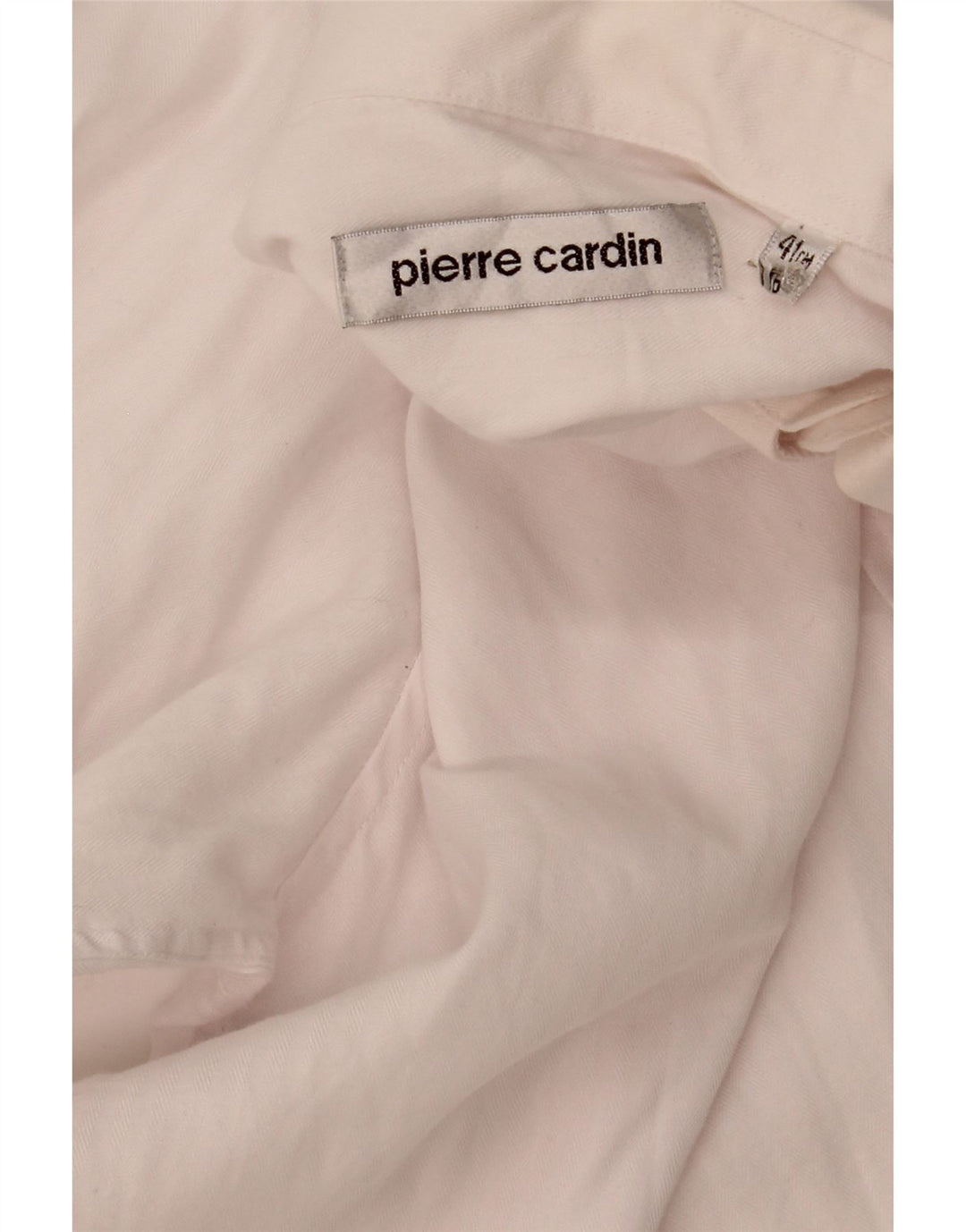 Ανδρικό πουκάμισο Pierre Cardin Νούμερο 41 16 Λευκό μεγάλο βαμβακερό