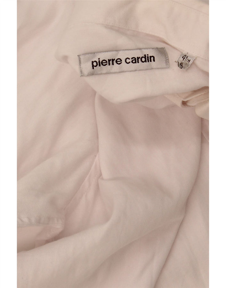 Ανδρικό πουκάμισο Pierre Cardin Νούμερο 41 16 Λευκό μεγάλο βαμβακερό
