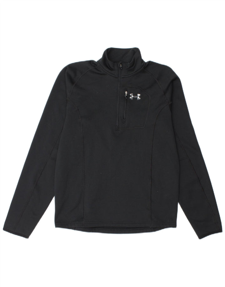 Ανδρικό φούτερ Under Armour Cold Gear με φερμουάρ Jumper Μικρό Μαύρο