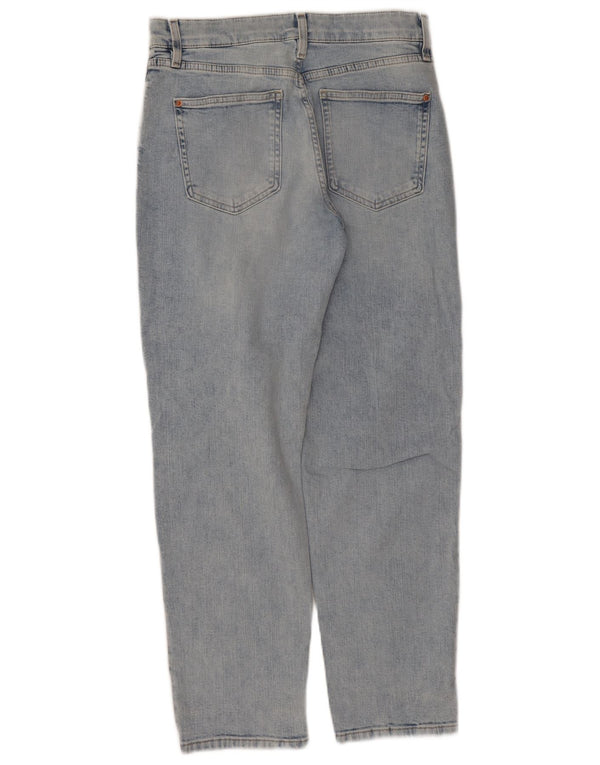 Marks & Spencer Γυναικεία Tapered Jeans UK 12 Medium W28 L27 Blue