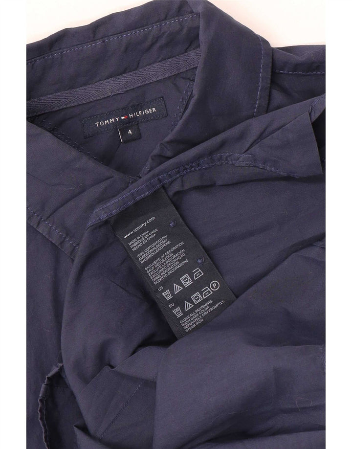 Tommy Hilfiger Γυναικείο πουκάμισο US 4 Small Navy Blue από βαμβάκι