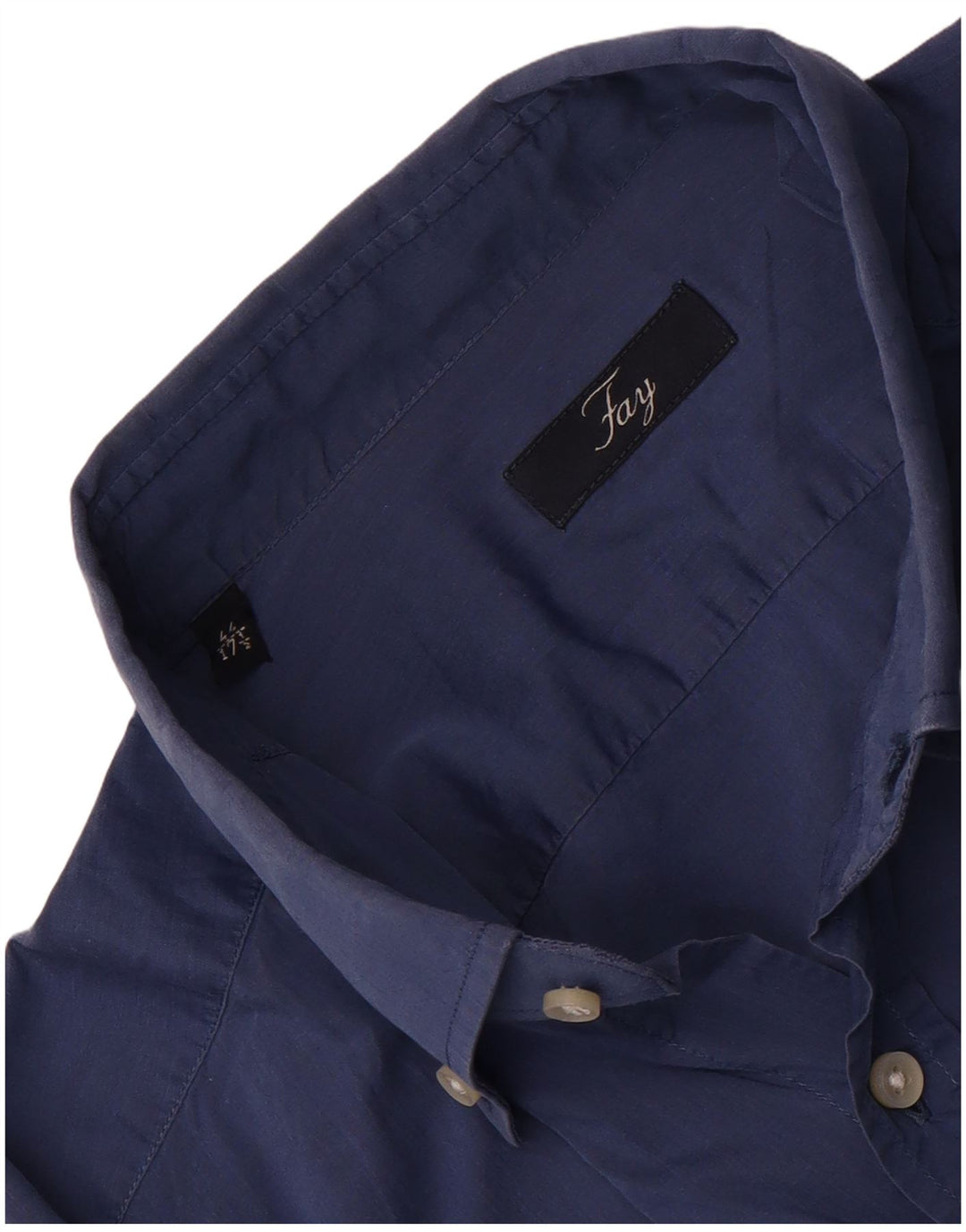 Ανδρικό πουκάμισο Fay Size 44 17 1/2 XL Μπλε