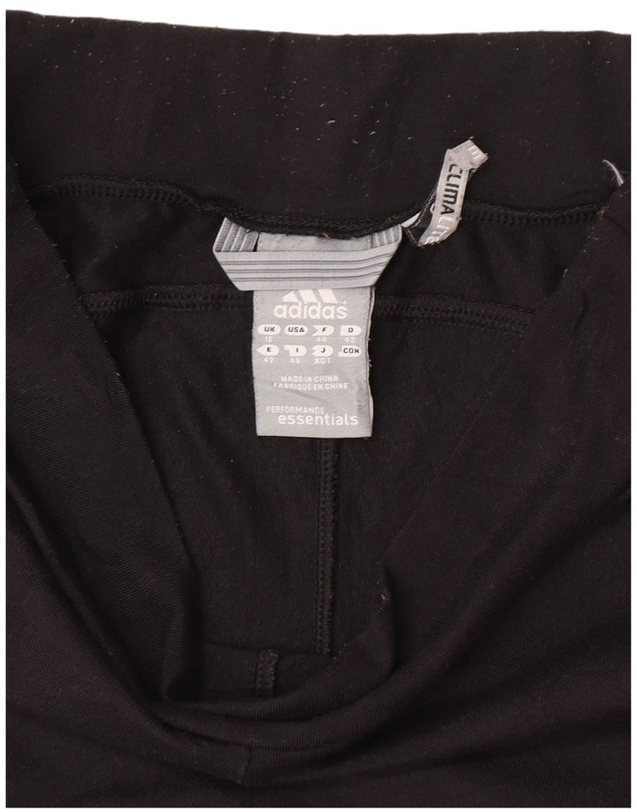 Adidas Γυναικεία Κολάν Capri Climalite UK 16 Large Black