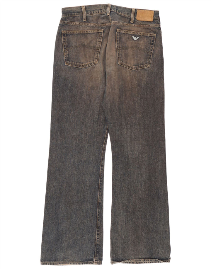 Armani Γυναικείο Bootcut Jeans W34 L32 Navy Blue Cotton