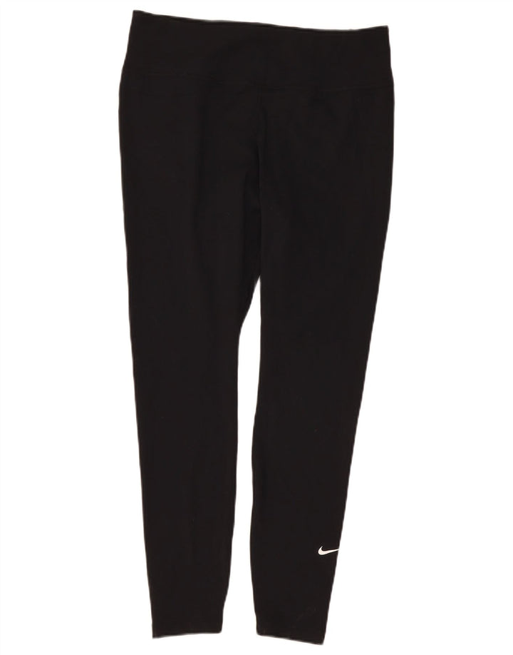 Γυναικείο κολάν Nike Dri Fit UK 14 Μεγάλο μαύρο πολυεστέρα