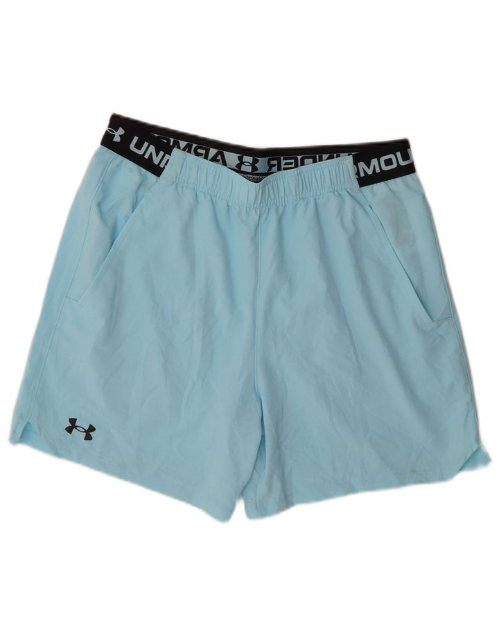 Ανδρικό γραφικό αθλητικό σορτς Under Armour με μεγάλο μπλε χρώμα πολυεστέρα