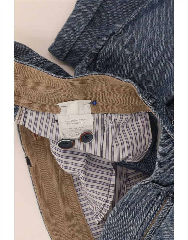 Refrigiwear Γυναικείο κανονικό σορτς Chino W30 μεσαίο μπλε βαμβακερό