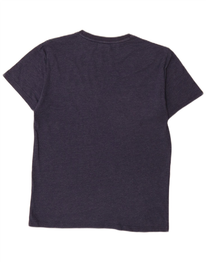 Ανδρικό γραφικό T-Shirt Superdry Top Large Navy Blue