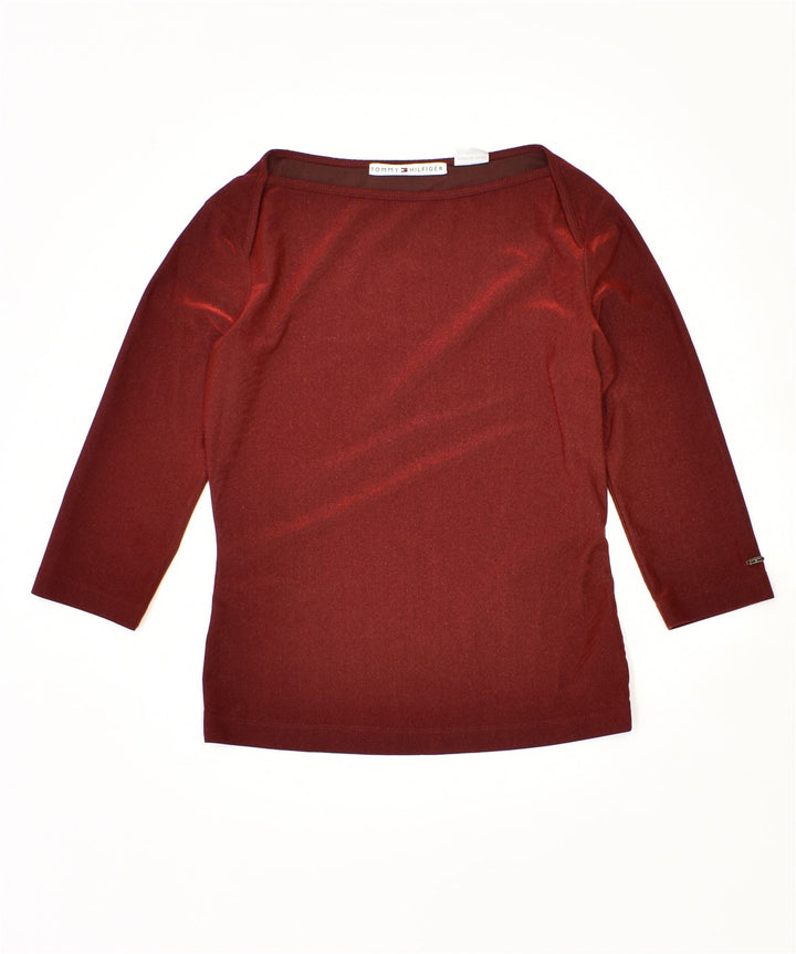 TOMMY HILFIGER Γυναικείο 3/4 μανίκι 14 μεσαίο κόκκινο πολυεστέρας