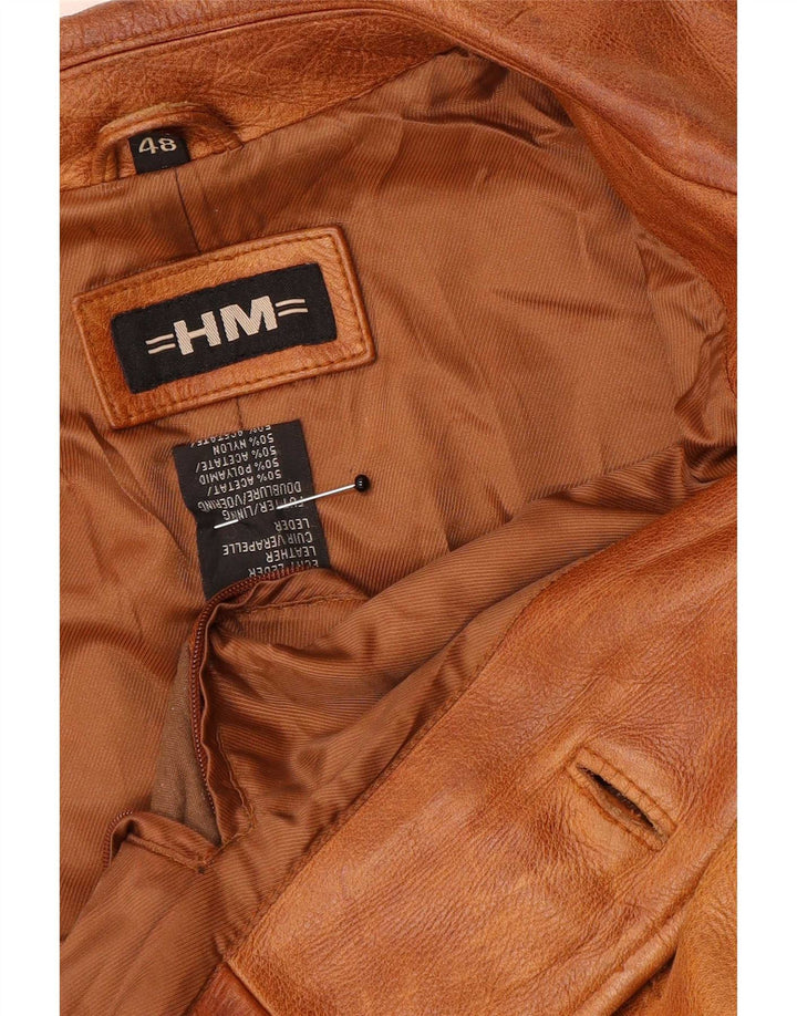 Vintage Ανδρικό Δερμάτινο Μπουφάν EU 48 Medium Brown Classic
