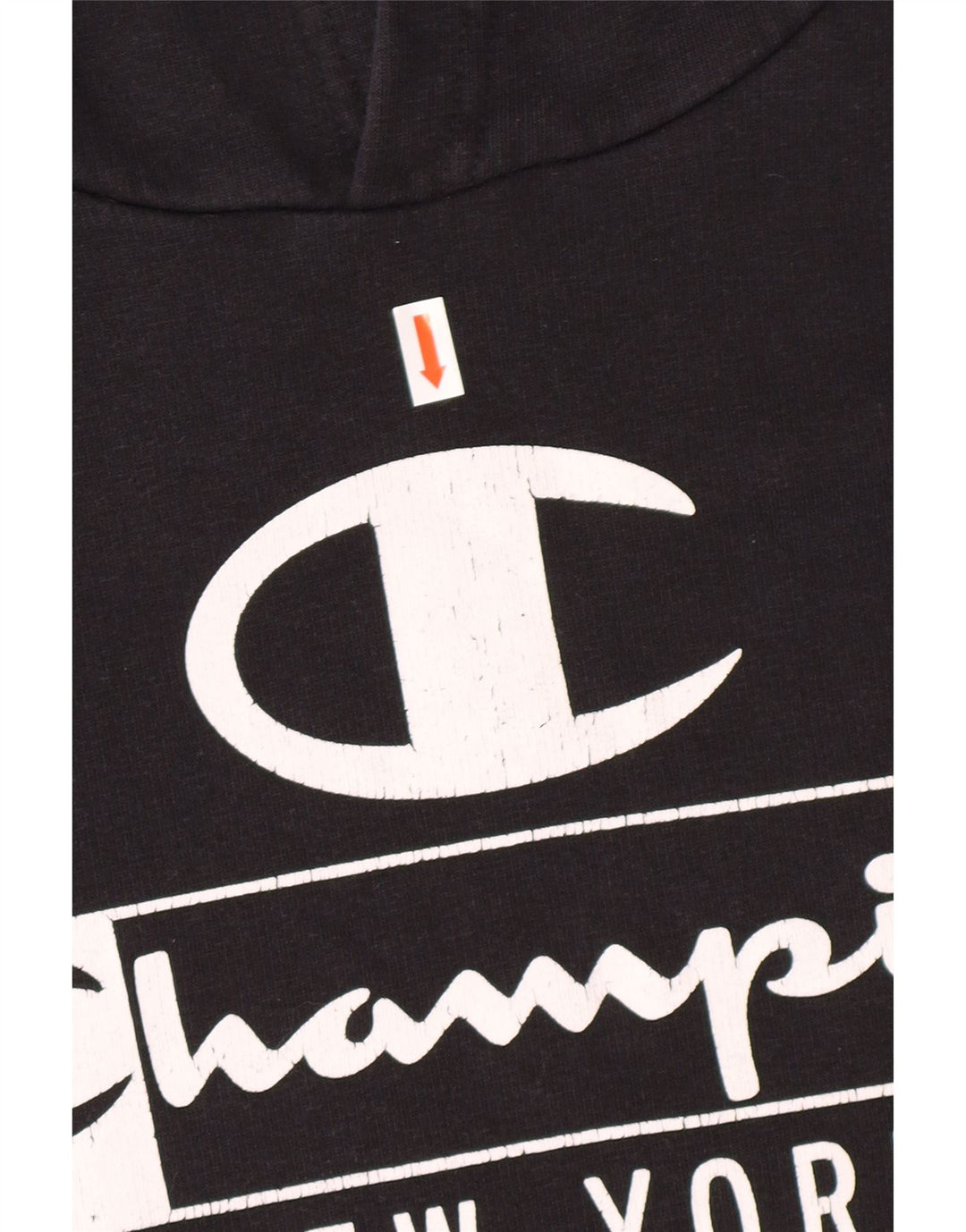 CHAMPION Ανδρικό New York Graphic Hoodie Jumper 2XL Μαύρο βαμβακερό
