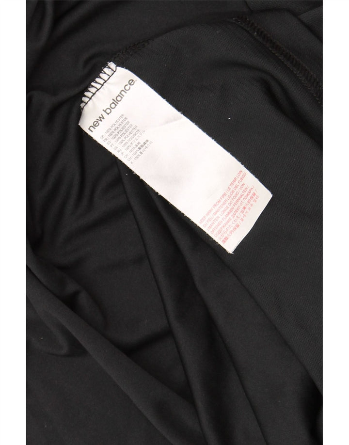 Ανδρικό γραφικό μπλουζάκι NEW BALANCE Top Medium Μαύρο Πολυεστέρας