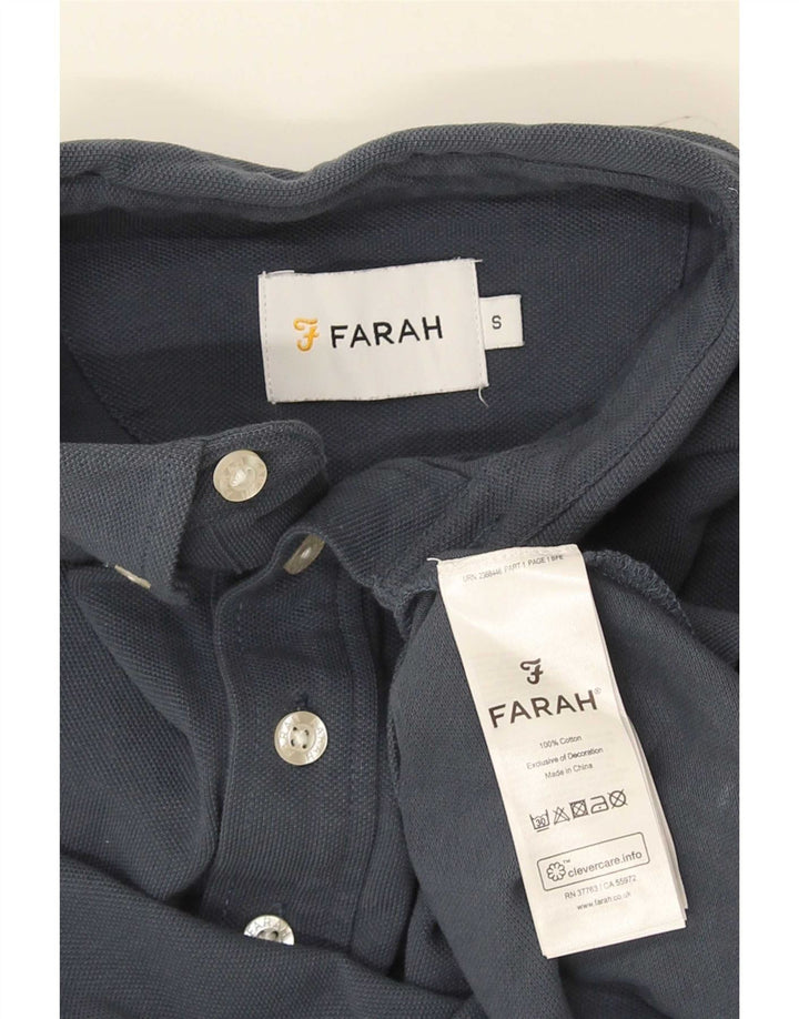 Farah Ανδρικό πουλόβερ πουκάμισο Μικρό Navy Blue από βαμβάκι