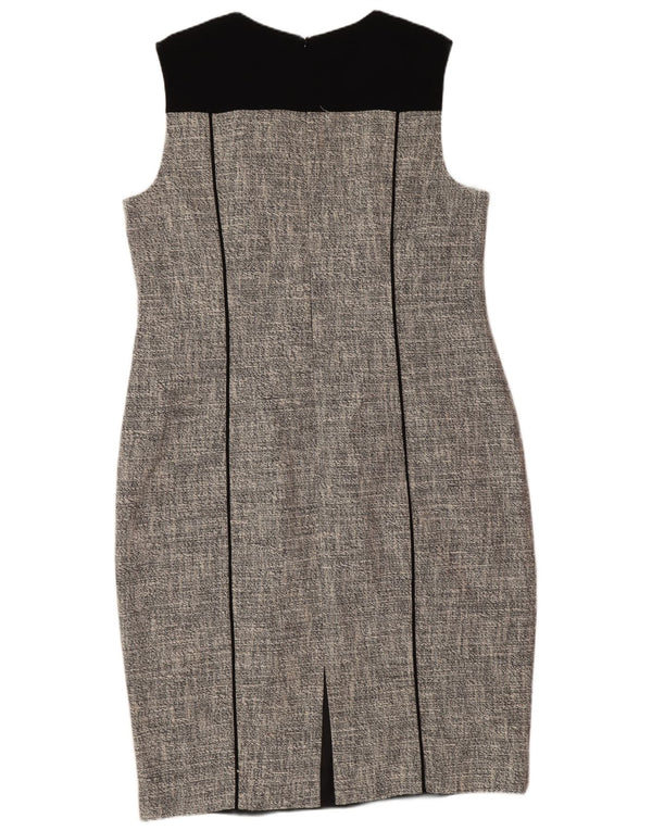 Λ.Κ. Γυναικείο αμάνικο φόρεμα Bennett UK 18 XL Γκρι Colourblock
