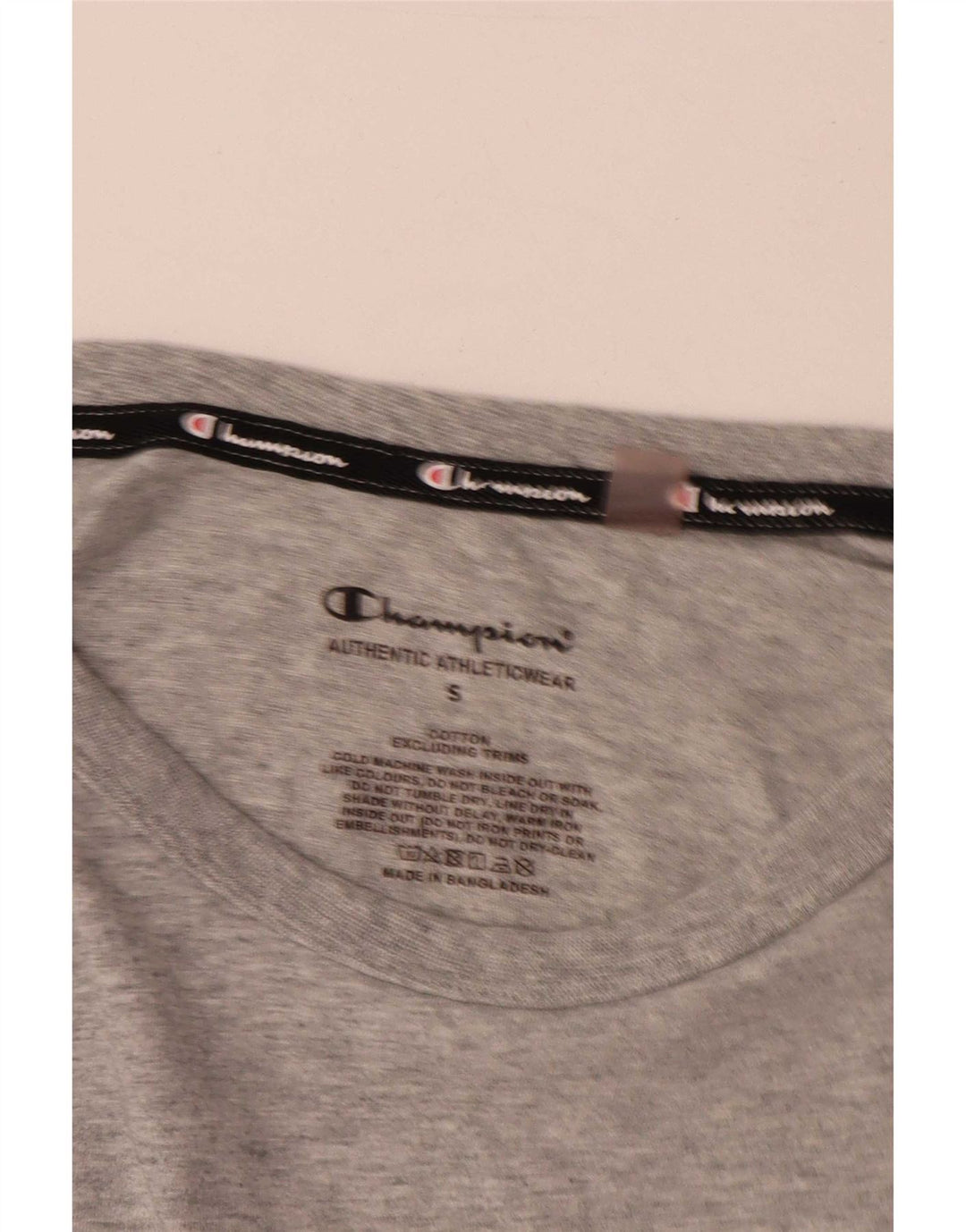 Champion Ανδρικό γραφικό T-Shirt Top Μικρό Γκρι βαμβακερό