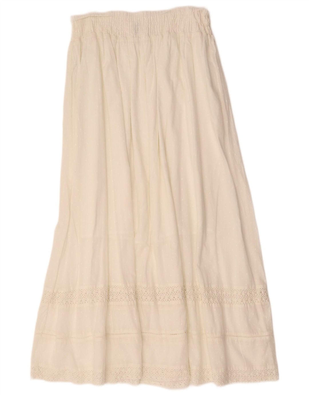 BENETTON Γυναικεία ψηλόμεση τσιγγάνικη φούστα W28 με μεσαία λευκή στίξη