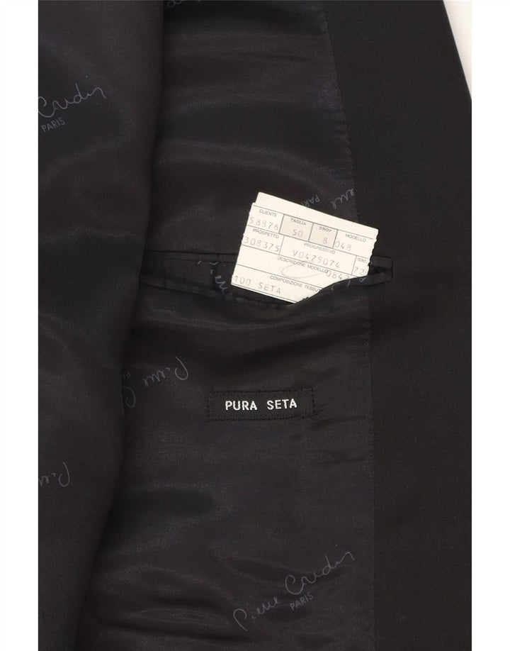 Pierre Cardin Ανδρικό Σακάκι Μπλέιζερ IT 50 Large Black Geometric Classic