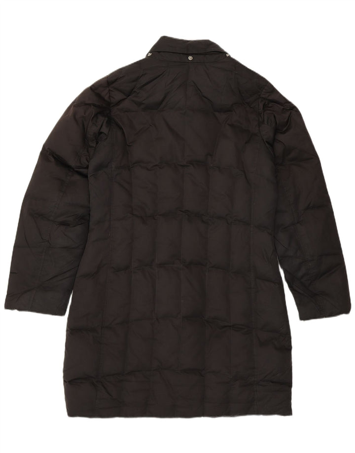 Eddie Bauer Γυναικείο παλτό μεγάλου μεγέθους UK 10 μικρό μαύρο πολυεστέρα