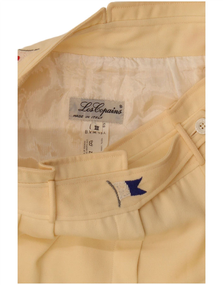 Γυναικεία φούστα Les Copains σε γραμμή Α W28 Μάλλινη μεσαία σε λευκό χρώμα