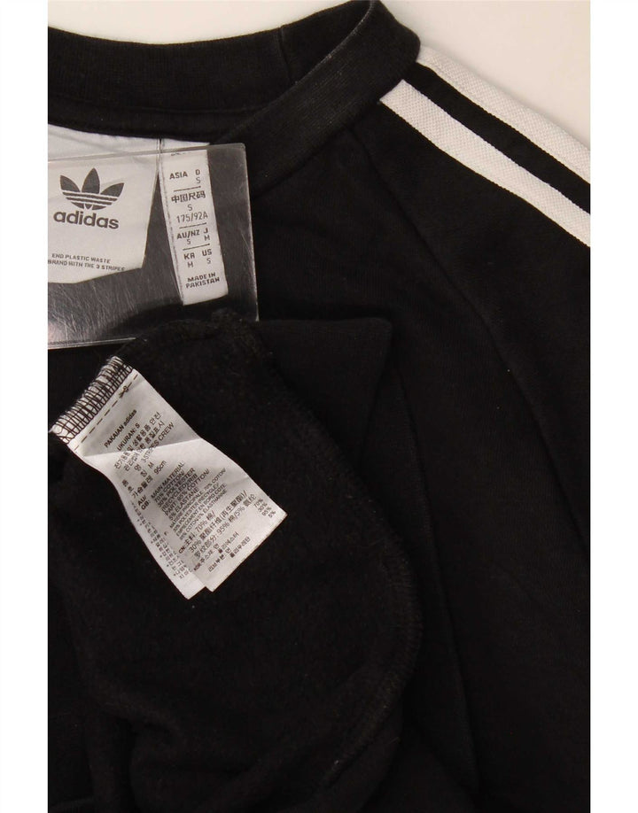 Ανδρικό φούτερ Adidas Jumper Μικρό μαύρο βαμβακερό