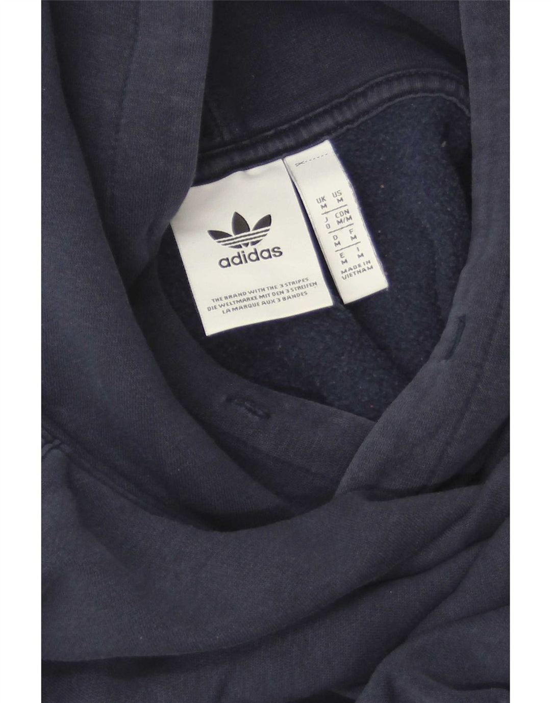 Ανδρικό γραφικό κουκούλα Adidas Jumper Medium Navy Blue