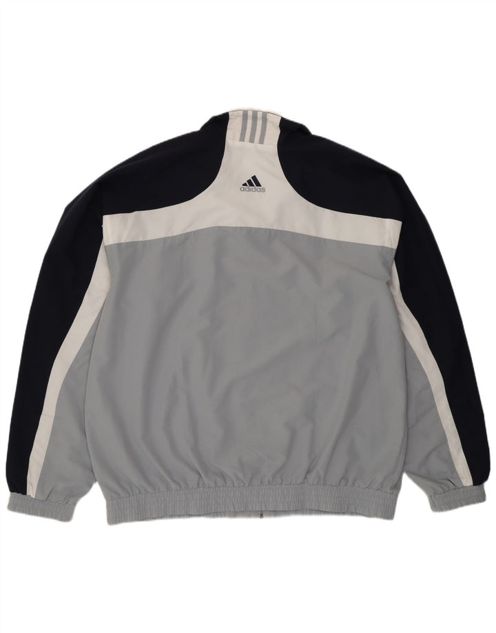 Ανδρική φόρμα Adidas Top Jacket UK 46/48 XL Grey Colourblock Polyester
