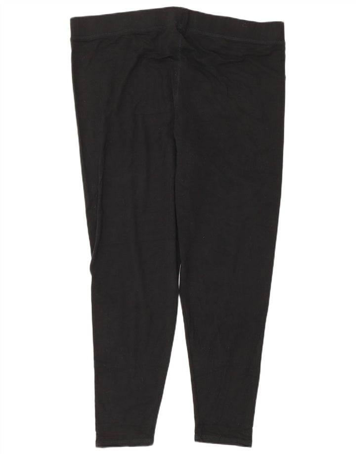 Marks & Spencer Γυναικεία Κολάν UK 22 3XL Μαύρη βισκόζη